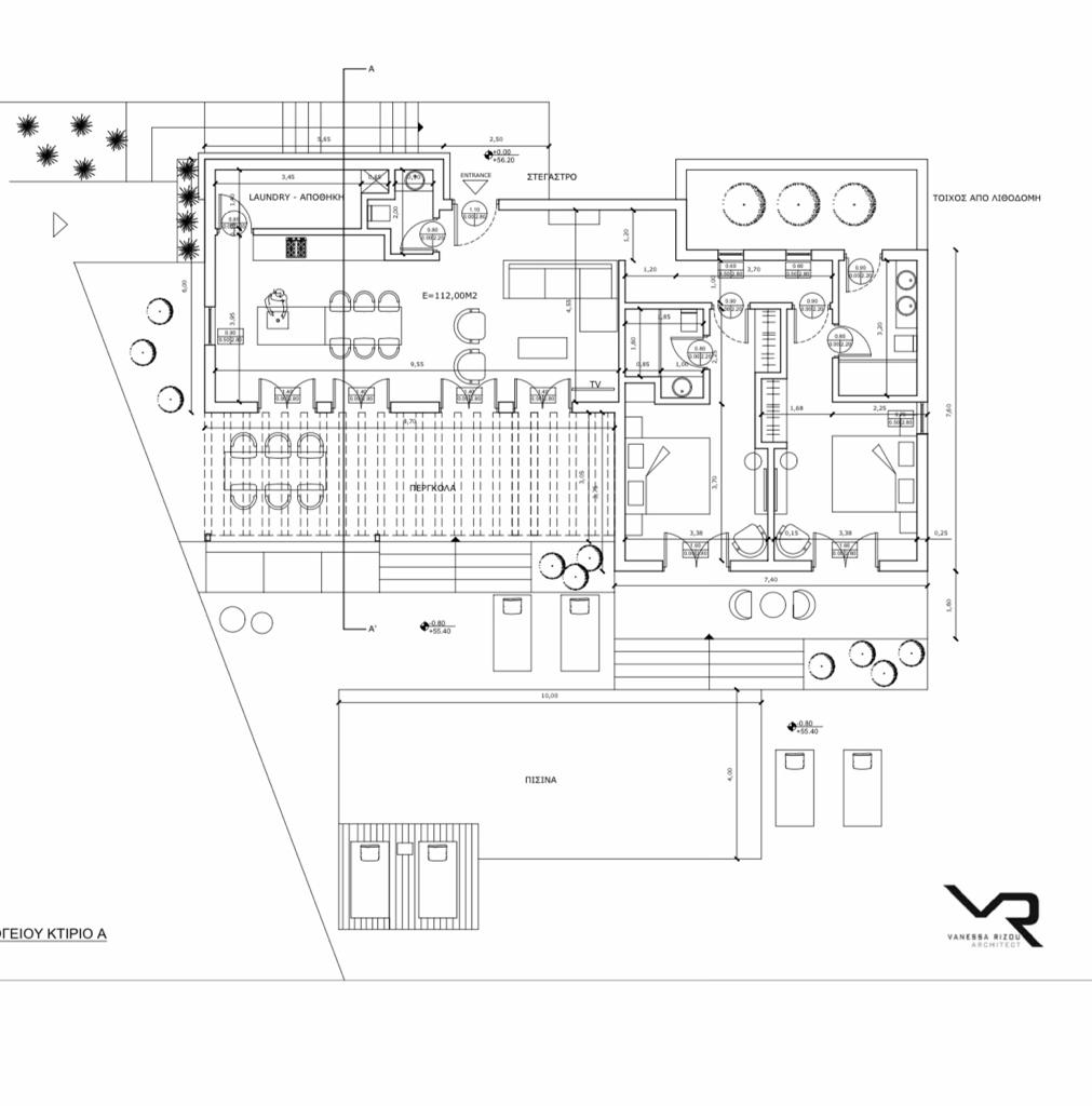 villa anthilia floor plan